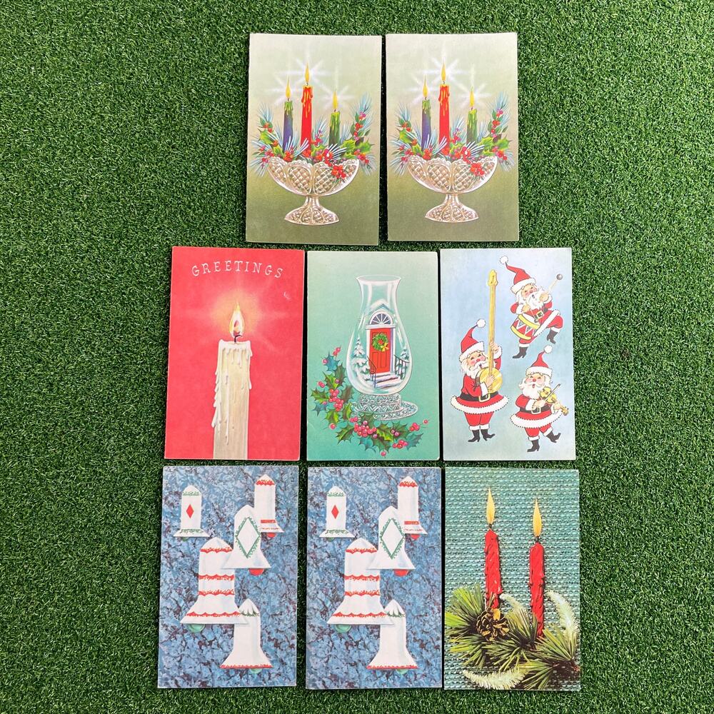 Vintage Christmas Holiday Greeting Cards Lot